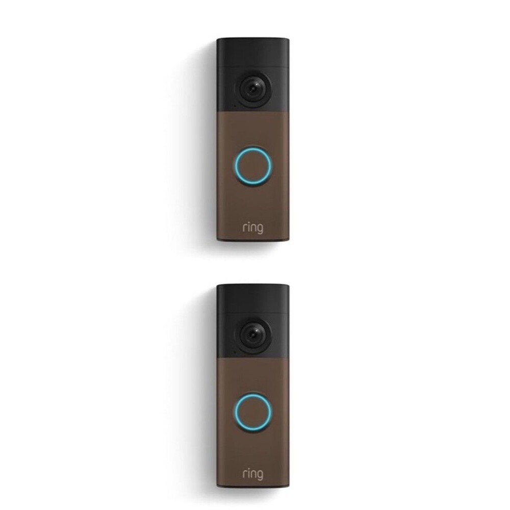 2 Pack Ring - Battery Doorbell (newest model) Retinal 2K with wide-angle